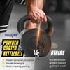 Yes4All Powder Coated Cast Iron Kettlebell Single Yellow - 32
