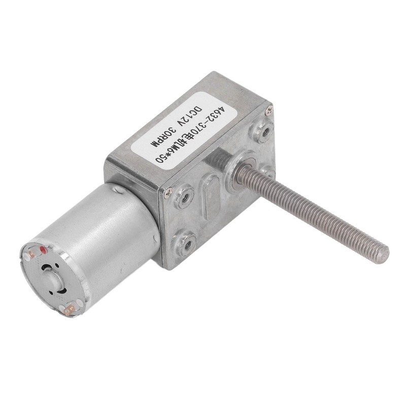 30RPM DC Geared Motor Self Locking Ability Great Adaptation Worm