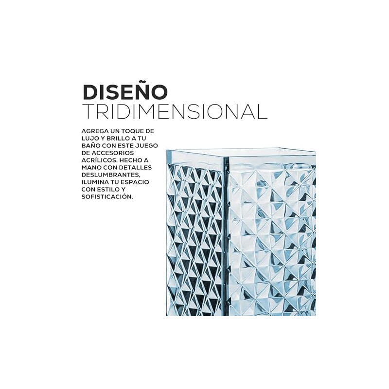 Set 5 Accesorios de Baño Kit de Baño Elegante Diseño
