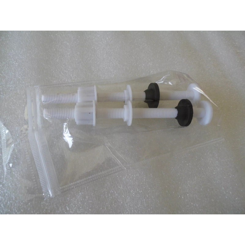 NUFLUSH 6 in Nylon ABS Raised Toilet Seat Bolts &