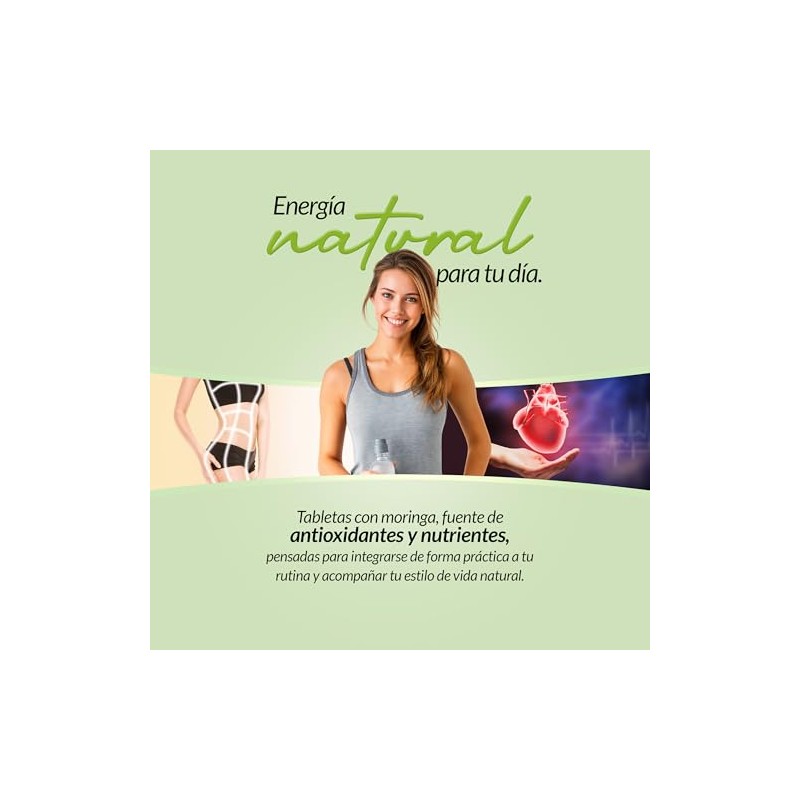 Mry Moringa Tabletas 500 100 Naturales Apoyo Anti Oxidativo Antiinflamatorio