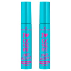 essence I LOVE EXTREME CRAZY VOLUME waterproof mascara (Negro, 2 unidades)                                                                            