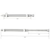 Valet Rods for Closets, Adjustable Closet Rods for Hanging Clothes,