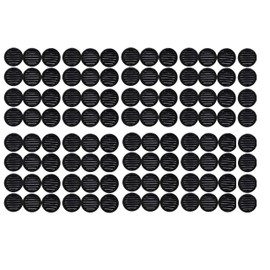 3" Round Plastic Louver Soffit Air Vent Reptile Screen Grille Cover (50, Black)