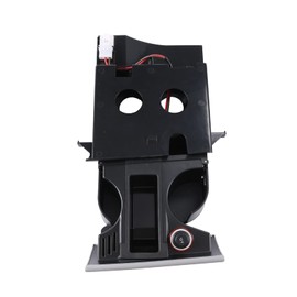 JDMSPEED Ashtray Cup Coin Holder Dual Drink Grey RHD 7H285860130T For VW T5 Transporter 2003-2013