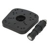 Fishfinder Mount Adjustable Rotation Universal Sounder Mount for Marine Electronics