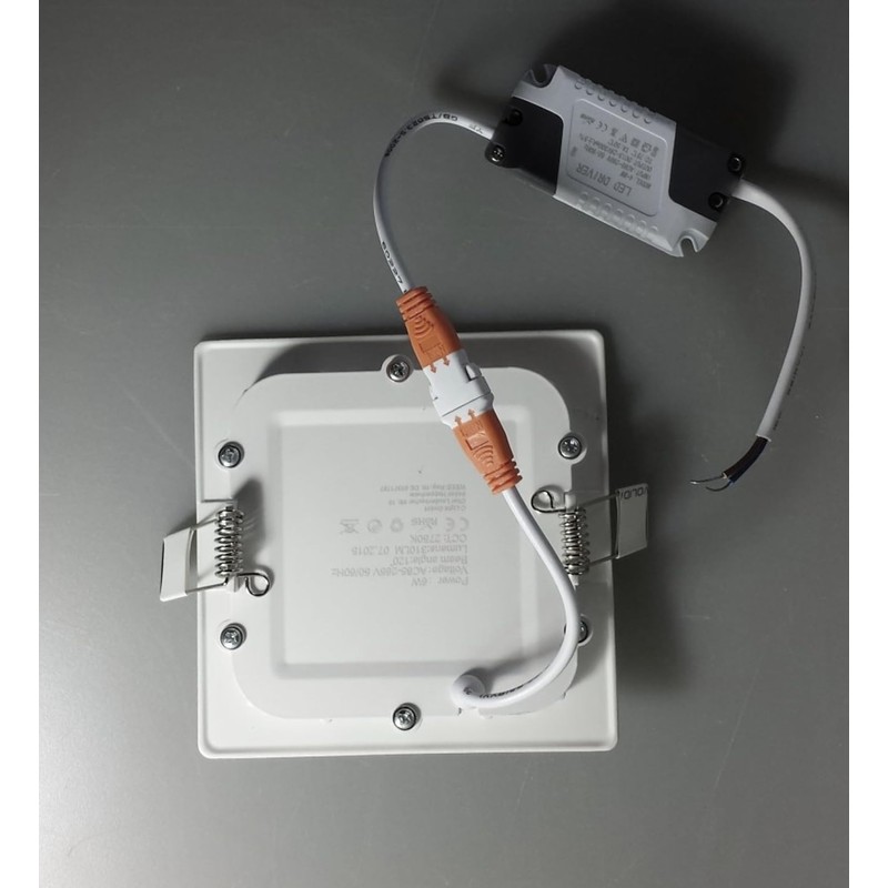 LICHT DISCOUNT 6 W LED Mini Panel Light Recessed Square