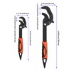 HEIHAK 4 PCS Multi-Function Adjustable Wrench, 0.6-1.2" & 1.2-2.4" Self