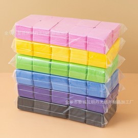 Professional Disposable Organic Cotton Pads for Nails & Lashes 1000pcs/Yellow 10ea