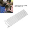 6Pcs/Set Carving Clay Scraper Engraving Sculpting Pottery Tools Aluminium Alloy