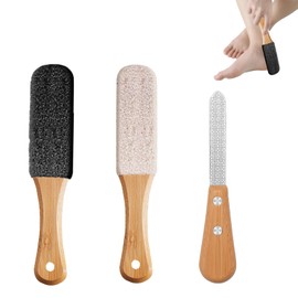 3PCS Pumice Stone for Feet White or Black Foot Stone Hard Skin Remover with One Pointed Foot Trimming Tool Double Sided Pumice Stone Facial Tool Applicable to Foot Cracked Heels Dead Skin or Hard Ski