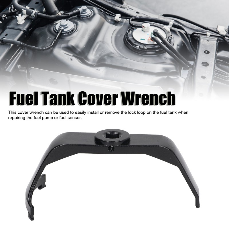 Black Fuel Tank Cover Wrench Rust Proof Chrome Vanadium Steel