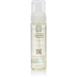 Aesthe Foaming Superfood Face Cleanser - Passionfruit & Ginger - Gentle Cleaning Formula for All Skin Types - Oily, Combination, Dry, Normal, Sensitive - Remove Makeup, Cleanse, Hydrate - 7 fl oz