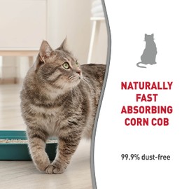 Nature's Miracle Nature's Miracle Premium Clumping Corn Cob Litter, Tough Odor Bio-Enzymatic Formula, Dust Free