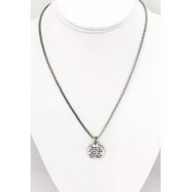 JKCE Designs Never Let Success Go To Your Head, Never Let Failure Go To Your Heart Necklace