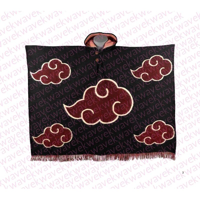Naruto Shippuden Akatsuki Cloud Poncho/Shall