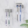 PARKMANI 2 PCS Toothbrush Holders Wall Mounted with Cover, Electric