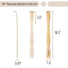Unbranded 2Pcs Wooden Bamboo Back Scratcher Long Handle Itch Relief