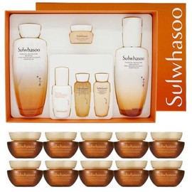 Purchase the Sulwhasoo Jaumsoo Jaumyu Liquid 2-Piece Set and get 10 Jaumsaeng Creams 5ml / 설화수 자음수 자음유액 2종 세트 구매시 자음생크림 5ml 10개