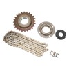 Drive Sprocket Chain Combo 24 Teeth Sprocket 144 Links Chain