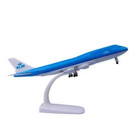 Bswath Model Airplane 1:300 Scale Model KLM Metal Planes Holland B747 Model Alloy Model for Gift and Decoration