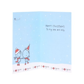 UK Greetings Christmas Card for The One I Love - Badge Design