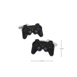 MRCUFF Computer Video Game Controller Pair Pair Cufflinks in a Presentation Gift Box & Polishing Cloth