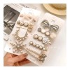FairyBae 10kit Broche Pinza Pasador Cabello Demoda Perlas Flores H010