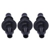 Deror 100pcs 4/7 Hose Connector 2 Way Watering Drip Connector