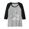 Womens Funny exercise daily walk with the Lord Christian Raglan Baseball Tee