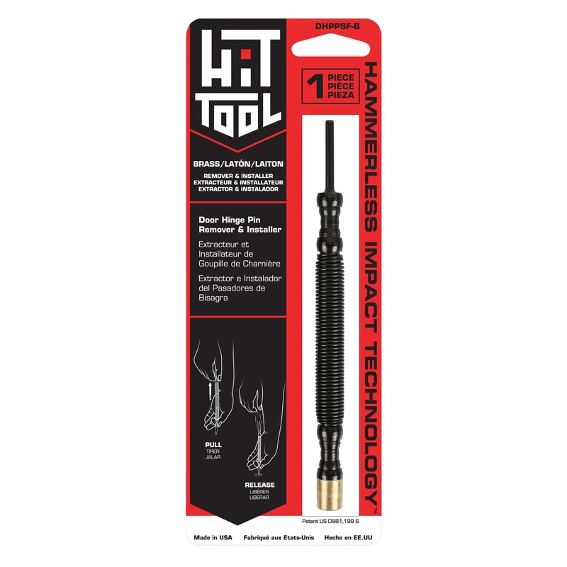 HIT Tool Door Hinge Pin Removal Tool – Spring Driven