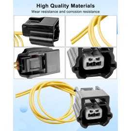 QAGGUM Alternator Connector Pigtail Fit for Nissan Rogue 2014 2015 2016 2017 2018 2019, 2-Way Harness Plug Wire Replace 7283-8851