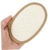 Baluue 2sets Natural Loofah Sponge Body Scrubber for Bath Shower