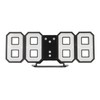 3D LED Digital Desktop Clock Dimmable Snooze Time Memory 12