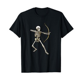 Skeleton Archer Archery Bow and Arrow T-Shirt