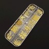 Gold Star Manicure Nail Stone Resin Art Nail Art Decoration Parts Set 2ea