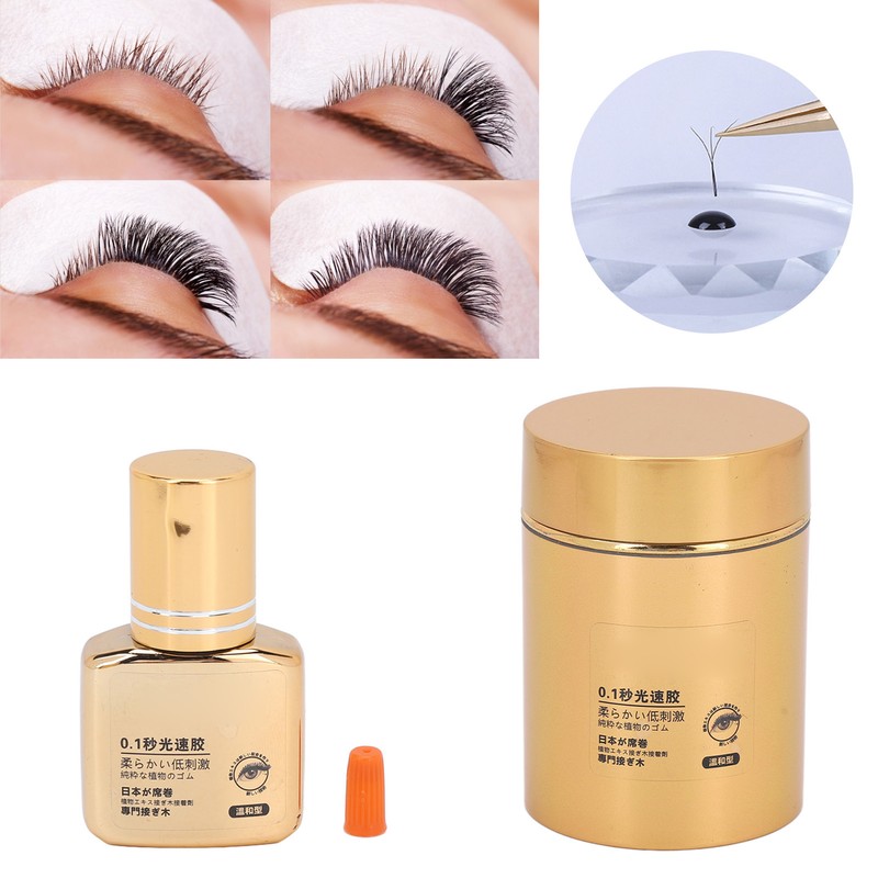 Eyelash Extension Glue 0.1s Quick Dry Dedicated 10ml Dedicated Lasting