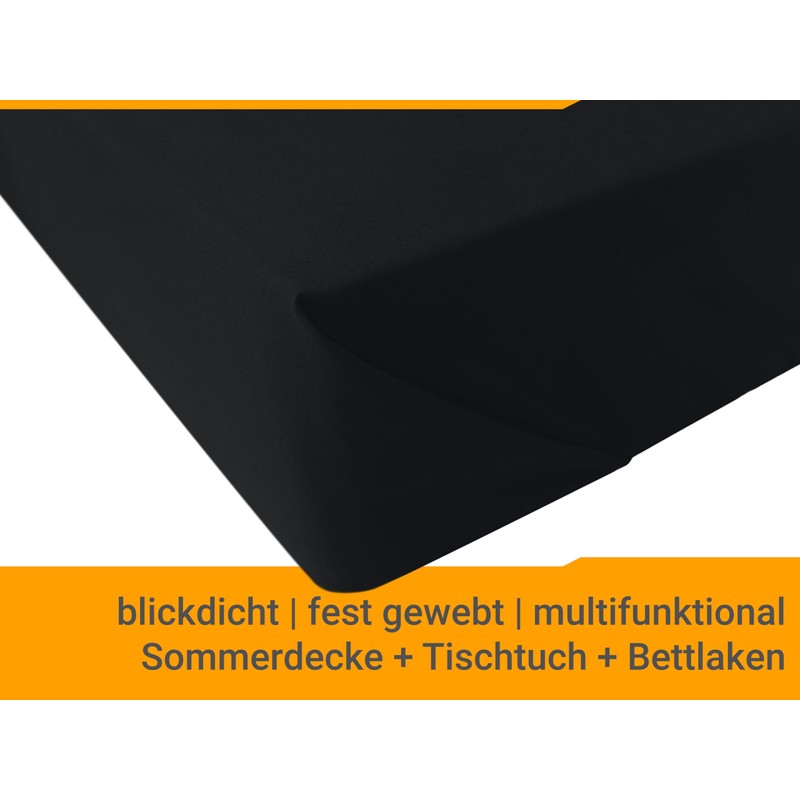 npluseins 701.887 Sheet without Elastic Band 100% Cotton Approx. 150