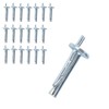 Pack of 20 Galvanised Ceiling Anchors Quick Release M6 x
