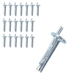 Pack of 20 Galvanised Ceiling Anchors Quick Release M6 x 40mm