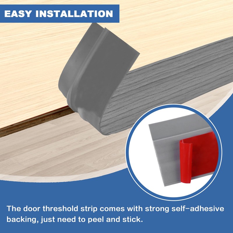 Vinyl Door Threshold Flooring Transition Strip Self Adhesive Carpet Edging