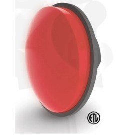 NEW 12" GE RED LED Traffic Light Signal Lens 120V DR6-RTFB-20A