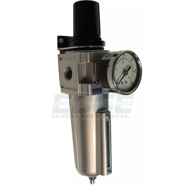 BAO 1/2" NPT HEAVY DUTY COMBO WATER TRAP SEPARATOR AIR PRESSURE REGULATOR,META