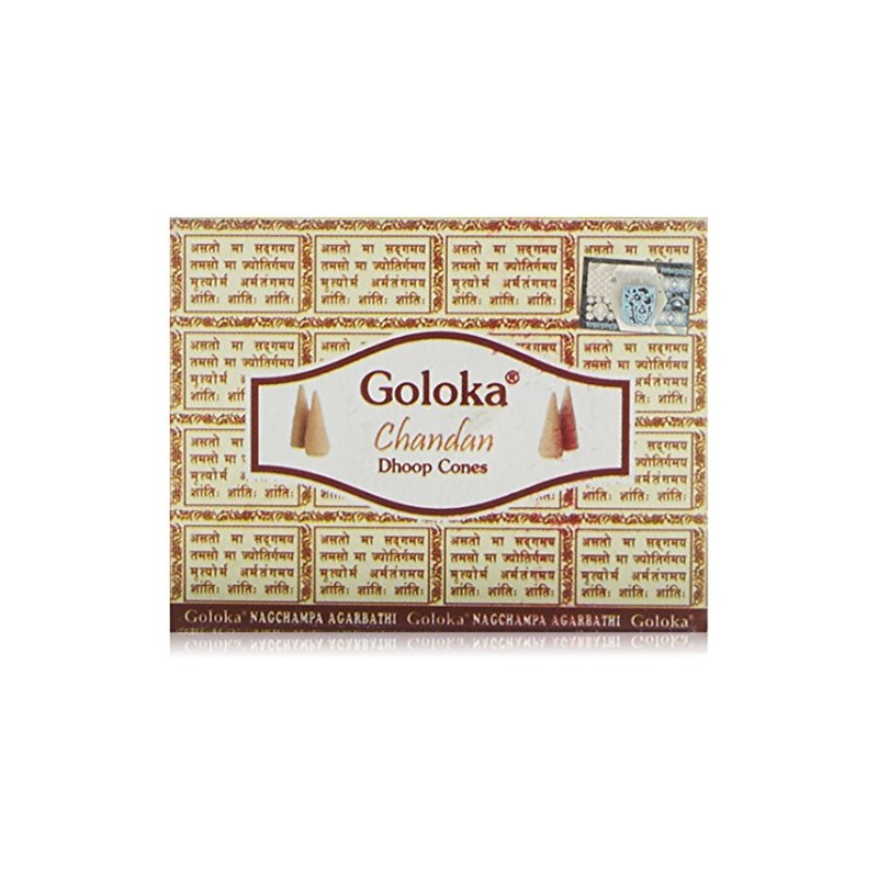 Goloka Chandan Incense Cones 10/count