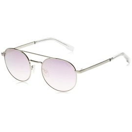 bollé OVA anteojos de sol de plata brillante unisex para adultos, talla S