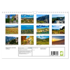 Magisches Land des Ventoux (Wandkalender 2026 DIN A4 quer), CALVENDO Monatskalender