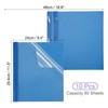 PATIKIL Plastic Report Covers with Prong, 10 Pcs 80 Sheet