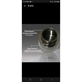 Collodi Floors Stainless Steel Stovetop Espresso Coffee Maker 6cups Espresso Pot