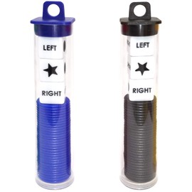 Left Right Center Dice Game Prime Set Bundle with 3 Dices + 36 Chips. Round Tube Storage is Very Convenient for Travel. Easy to Store, Carry Around. (2 Pack)