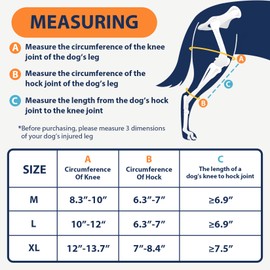 Huimpet Dog Knee Leg Brace, Dog ACL Brace for Back Hind Rear Leg, Dog Leg Support Brace for Torn ACL Tear, Luxating Patella, Hip Dysplasia and Dog Arthritis, Adjustable (X-Large)